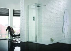 Aquadart 900mm Wetroom 8 Shower Screen -Burling Shower Shop Wetroom Flipper Panel 4