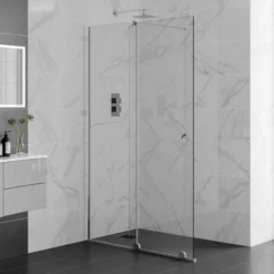 1500mm Sliding Wetroom Screen - Rolla 8 By Aquadart