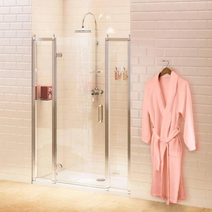 900mm - Traditional Hinged Shower Door - Burlington - C21 1 900mm - Traditional Hinged Shower Door - Burlington - C21
