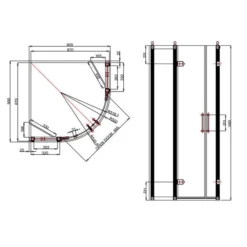 Burlington Traditional Quadrant Shower Enclosure 900 X 900mm C23 5 Burlington Traditional Quadrant Shower Enclosure 900 X 900mm C23 -Burling Shower Shop c23 tech