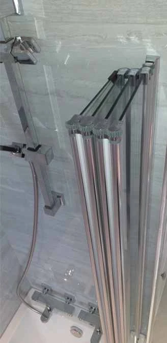 Four Fold Bath Screen - 1450 X 886mm - Cleargreen 3 Four Fold Bath Screen - 1450 X 886mm - Cleargreen - Image 3