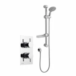 Plan Thermostatic Concealed Shower Valve Inc Riser Rail Kit