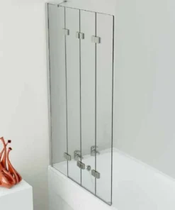 Kudos Inspire 4 Panel 6mm Folding Bath Screen - 950 X 1500mm