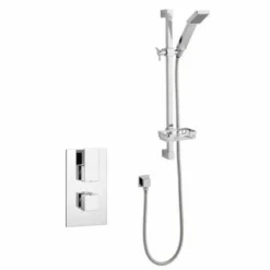 Element Thermostatic Concealed Shower Valve With Riser Rail Kit - Kartell UK