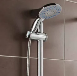 Logik Thermostatic Concealed Shower With Fixed Rain Head & Riser Rail - Kartell UK 9 Logik Thermostatic Concealed Shower With Fixed Rain Head & Riser Rail - Kartell UK -Burling Shower Shop logik handset 1
