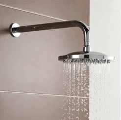 Logik Thermostatic Concealed Shower With Fixed Rain Head & Riser Rail - Kartell UK 8 Logik Thermostatic Concealed Shower With Fixed Rain Head & Riser Rail - Kartell UK -Burling Shower Shop logik rain head 1