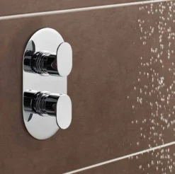 Logik Thermostatic Concealed Shower With Fixed Rain Head & Riser Rail - Kartell UK 7 Logik Thermostatic Concealed Shower With Fixed Rain Head & Riser Rail - Kartell UK -Burling Shower Shop logik valve 2