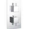 Niagara Observa Chrome Twin Concealed Shower Valve - Single Outlet