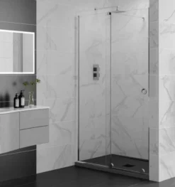 Rolla 8 1100mm Recess Frameless Sliding Shower Door