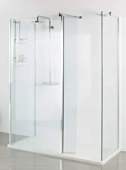 Roman Showers Select 200 Pivoting Deflector Panel 243mm Width (10mm Glass) 10 Roman Showers Select 200 Pivoting Deflector Panel 243mm Width (10mm Glass) -Burling Shower Shop select6 2