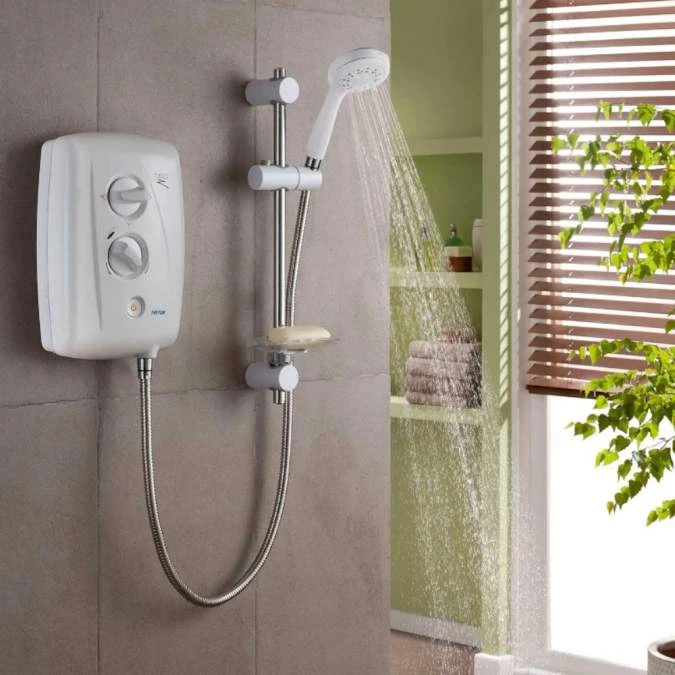 Triton T80Z Fast-Fit 9.5kW White Electric Shower 2 Triton T80Z Fast-Fit 9.5kW White Electric Shower - Image 2