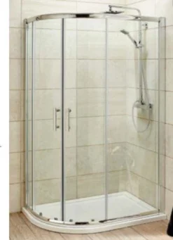 Pacific Offset Quadrant Shower Enclosure - 900 X 760mm - Nuie -Burling Shower Shop ultra pacific offset quadrant rubberduck
