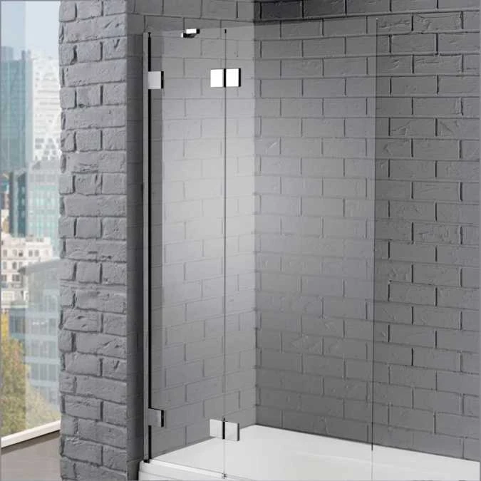 Aquadart Venturi 8 Hinged Bath Shower Screen - 1500 X 1000mm 1 Aquadart Venturi 8 Hinged Bath Shower Screen - 1500 X 1000mm