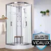 Vidalux Pure 900 Hydro Massage Shower Cabin - 900 X 900mm - White