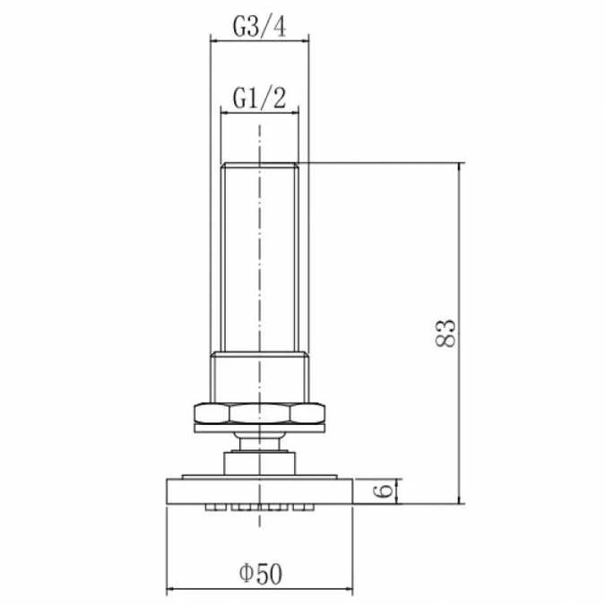 Niagara Round Chrome Body Jets 3 Niagara Round Chrome Body Jets - Image 3